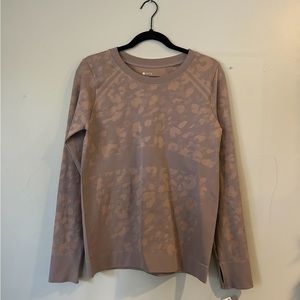 Zella All Day Seamless Activewear Top lavender purple Women's Size XL (NWT)